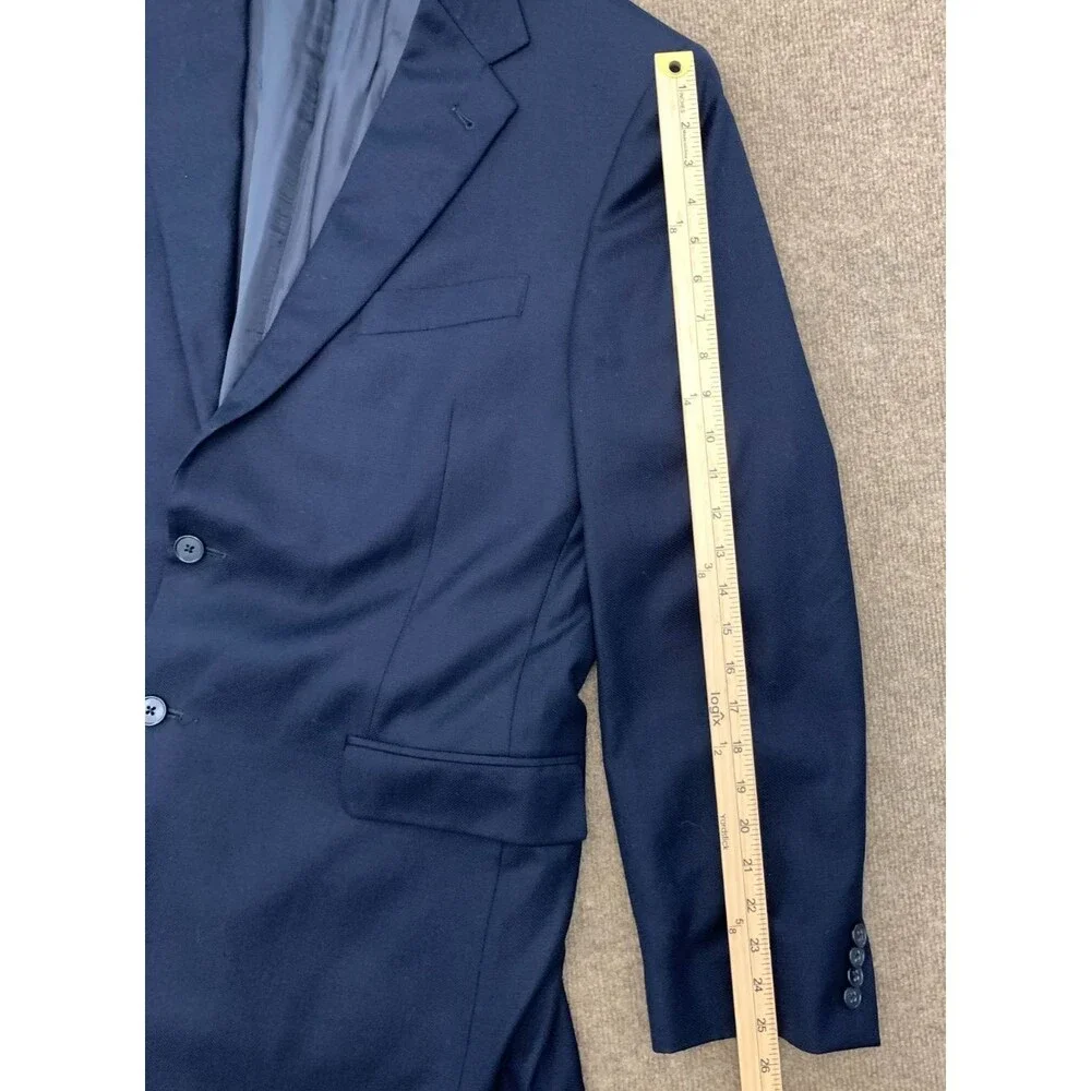 Joseph Abboud Blazer Mens 42R Loro Piana Wool Twill Textured Sportcoat Jacket
